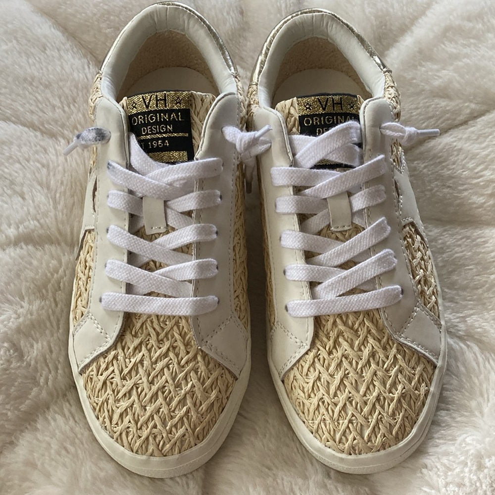 Vintage Havana Flair Raffia sneakers size 6